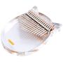 TREELF TF-17C 17 keys Kalimba Acrylic Thumb Piano 17 Keys Mbira Transparent Keyboard Instrument