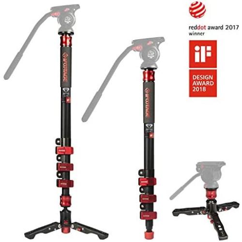 IFOOTAGE 71" Carbon Fiber Camera Monopod Professional Telescopic Video Monopods Base Tripod Compatibility DSLR Cameras Camcorders IFOOTAGE 71" Carbon Fiber Camera Monopod Professional Telescopic Video Monopods Base Tripod Compatibility DSLR Cameras Camcorders