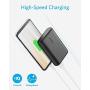 Anker PowerCore 10000 Portable Charger, One of The Smallest and Lightest 10000mAh Power Bank, Ultra-Compact Battery Pack, High-Speed Charging Technology Phone Charger for iPhone, Samsung and More.