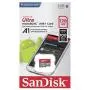 SanDisk 128GB SDXC Micro Ultra Memory Card Works with Samsung Galaxy A50, A40, A30 Cell Phone Class 10 (SDSQUAR-128G-GN6MN) Bundle with (1) Everything But Stromboli MicroSD and SD Card Reader