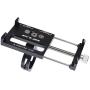GUB Bicycle & Motorcycle Phone Mount, Aluminum Alloy Universal Bike Handlebar Phone Mount Holder Adjustable Compatible with iPhone X XR Xs 7s 8 Plus,Compatible with SamsungS9/S8/Note5/4 (Black)