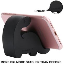 Plinrise Animal Desk Phone Stand, Update Dinosaur Silicone Office Phone Holder, Creative Phone Tablet Stand Mounts, Size:1.3" X 3.1" X 2.8"(Black)