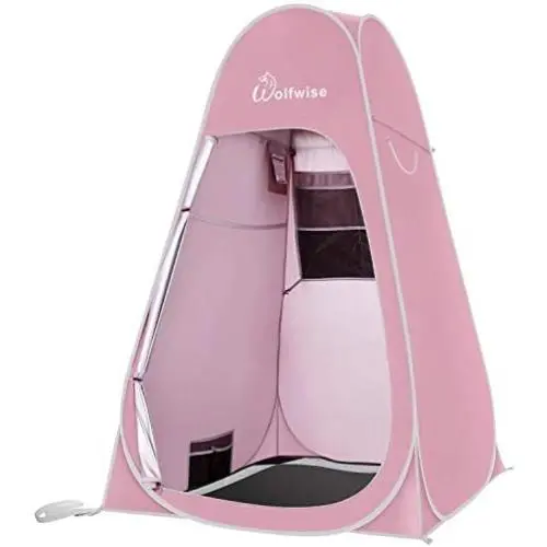 WolfWise Portable Pop Up Privacy Shower Tent Spacious Changing Room for Camping Hiking Beach Toilet Shower Bathroom WolfWise Portable Pop Up Privacy Shower Tent Spacious Changing Room for Camping Hiking Beach Toilet Shower Bathroom