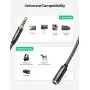 UGREEN 3.5mm Male to Female Extension Cable with Microphone Stereo Audio Adapter Compatible for iPhone, iPad, Smartphones, Tablets, Media Players (6FT) UGREEN 3.5mm Male to Female Extension Cable with Microphone Stereo Audio Adapter Compatible for iPhone, iPad, Smartphones, Tablets, Media Players (6FT)