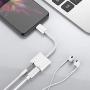 [Apple MFi Certified] Lightning to 3.5mm Headphone Jack Adapter,Stereo Headphone Aux Audio Connector Compatible with iPhone Xs XR 8 7 Plus ipad,Support Music Control & Plug and Play & iOS 13-White