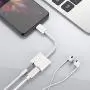 [Apple MFi Certified] Lightning to 3.5mm Headphone Jack Adapter,Stereo Headphone Aux Audio Connector Compatible with iPhone Xs XR 8 7 Plus ipad,Support Music Control & Plug and Play & iOS 13-White