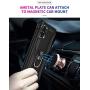 ComoUSA Galaxy A71 5G Case with Tempered Glass Screen Protector (2 Packs) [ NOT for Verizon A71 5G UW and A71 4G] Kickstand with Car Mount Holder for Samsung Galaxy A71 5G Phone (Black)