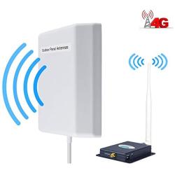 AT&T Cell Phone Signal Booster 4G LTE FDD 700Mhz US ATT T-Mobile Signal Booster Amplifier Indoor HJCINTL Band12/17 Home Mobile Phone Signal Booster Repeater Kits