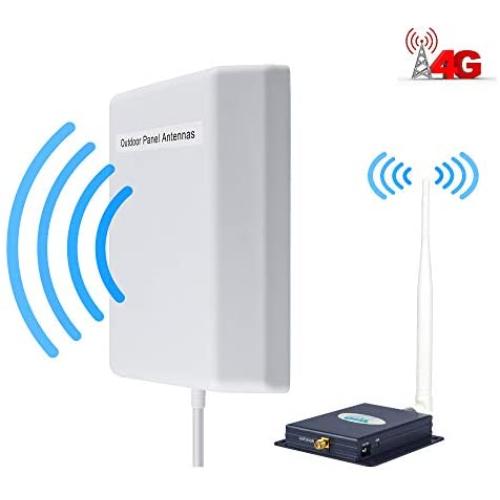 AT&T Cell Phone Signal Booster 4G LTE FDD 700Mhz US ATT T-Mobile Signal Booster Amplifier Indoor HJCINTL Band12/17 Home Mobile Phone Signal Booster Repeater Kits