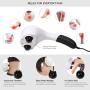 VIKTOR JURGEN Handheld Back Massager - Double Head Electric Full Body Massager - Deep Tissue Percussion Massage for Muscles, Head, Neck, Shoulder, Back, Leg, Foot -Best Gifts for Women/Men