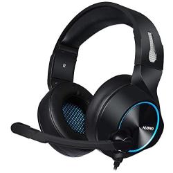 3.5mm Gaming Headset PC Deep Bass Headphones On Ear Earphone with Microphone for PS4 New One Mobile Phone Computer Laptop