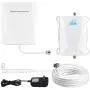 AT&T T-Mobile Signal Booster Cell Phone Signal Booster 4G LTE Cell Booster ATT HJCINTL FDD Band 12/17 High Gain Home Mobile Phone Signal Booster Amplifier Kits
