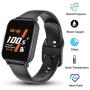 3Cloudge Fitness Tracker Body Temperature Heart Rate Monitor, Activity Tracker for Women and Men Smart Bracelet Fitness Watch with Sleep Monitor Calorie Counter Pedometer Smart Watch