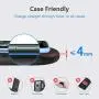 Yootech Dual Fast Wireless Charger, [PU Leather][Full Coverage Charging Area] 5 Coils 20W Max Wireless Charging Pad, Compatible with iPhone SE 2020/11 Pro,Galaxy S20/S10,AirPods Pro(Adapter Included)