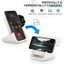 Wireless Charger, Yuwiss 2 in 1 Dual Wireless Charging Dock Station with iWatch Stand for iWatch 5/4/3/2/1, Fast Charger for iPhone 11/11 Pro Max/XR/XS Max/XS/X/8/8P