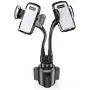 Dual Car Cup Holders Phone Mounts, Sopownic Cup Phone Holders with 2 Adjustable Goose Necks for GPS Car Universal iPhone, Cell Phone, Android, Galaxy Dual Car Cup Holders Phone Mounts, Sopownic Cup Phone Holders with 2 Adjustable Goose Necks for GPS Car Universal iPhone, Cell Phone, Android, Galaxy
