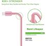 Phone 11 Charger, USB C to Charging Cable [3ft 6ft 10ft] Powerline for Phone 11/11 Pro/11 Pro Max/X/XS/XR/XS Max/8/8 Plus, Supports Power Delivery（Rose）