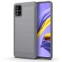 Galaxy A51 case,Samsung A51 case,MAIKEZI Soft TPU Slim Fashion Anti-Fingerprint Non-Slip Protective Phone Case Cover for Samsung Galaxy A51(Gray Brushed TPU)