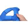 The Combo of VR Face Silicone Cover Mask Pad & Head Strap Pad Cushion Compatible for Oculus Quest Sweatproof Light Blocking (Washable) for Virtual Reality Headset (Blue)