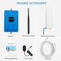 UNITONA Home Cell Phone Signal Booster Band 4 Band 5 3G 4G LTE Cell Signal Repeater 850MHz 1700/2100MHz Voice and Internet Signal Booster for AT&T Verizon T-Mobile