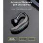 SLuB True Wireless Bluetooth Single Earbud with Microphone 17-18 Hours Playtime Noise Cancelling  Waterproof Ear-Hook Sport Headset for  Cell Phone (Gray)