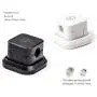 Sinjimoru Magnetic Cable Clips, Multipurpose Cable Management for Car and Office Supplies, Self Adhesive Cable Organizer Clip. Magnetic Cable Holder, Black [3 Pack]