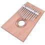 Kalimba DIY Kit, 10 Keys Thumb Piano Set Mahogany Finger Percussion Mbira Musical Instrument for Music Lover, Beginner & Children