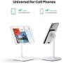UGREEN Cell Phone Stand Desk Holder Adjustable Compatible with iPhone 11 Pro Max SE XS X XR 8 7 6 Plus 6S, Samsung Galaxy S20 Ultra S10 S9 S8 Note 10 9 8, LG G8 ThinQ, Android Phone Up to 8 Inch