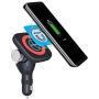 VIEE Wireless Car Charger, Qi Magnetic Wireless Charging Mount 180° Adjustable Cordless Car Charging Cradle for Samsung, iPhone and All Android Smartphones (Car Charger+Smart Magnet)