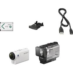 Sony HDRAS300/W HD Recording, Action Cam Underwater Camcorder, White