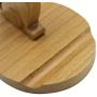 Amamcy Cute Dog Cell Phone Holder Stand, Wooden Smartphone Desk Holder for iPhone Xs/Max/XR/X/8/7 Plus/Google Pixel/Samsung Galaxy Note