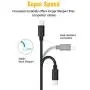 Short Phone Cable [5Pack 8 Inch/20CM] COCOFU Nylon Braided Phone USB Cable Sturdy Super Fast Cord for Phone X Xs 8 7 6 6s, Pad, Pod and Pad 4th Gen Other Devices - Black