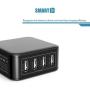 USB Wall Charger, iClever 40W 8A 4-Port Charging Station with Foldable Plug, USB Power Adapter for iPhone 11 Pro Xs/XS Max/XR/X/8/7,iPad Pro/Air 2/Mini 4/3, Galaxy/Note/Edge, LG, Nexus, HTC, and More