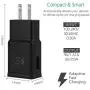 Samsung Adaptive Fast Charging Wall Charger Adapter Compatible with Samsung Galaxy S6 S7 S8 S9 S10 / Edge/Plus/Active, Note 5,Note 8, Note 9 and More (2 Pack) ChiChiFit Quick Charge (Black) Samsung Adaptive Fast Charging Wall Charger Adapter Compatible with Samsung Galaxy S6 S7 S8 S9 S10 / Edge/Plus/Active, Note 5,Note 8, Note 9 and More (2 Pack) ChiChiFit Quick Charge (Black)