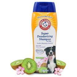 Arm & Hammer Super Deodorizing Shampoo for Dogs | Odor Eliminating Shampoo for Smelly Dogs & Puppies | Kiwi Blossom, 20 Ounces