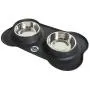 Franklin Pet Supply Double Bowl Pet Feeding Station - Stainless Bowls - No Mess - No Spill - Non-Slip, Model Number: 90062XB Franklin Pet Supply Double Bowl Pet Feeding Station - Stainless Bowls - No Mess - No Spill - Non-Slip, Model Number: 90062XB