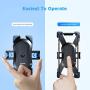 Anwas Bike Phone Mount, 【2020 Mechanical Safety Locking System】 Phone Mount for Bike, Anti-Shake 360° Rotation Bike Phone Holder, Fit for iPhone 11 Pro Max XS XR X 8 7 Plus 6s and All Android Phone