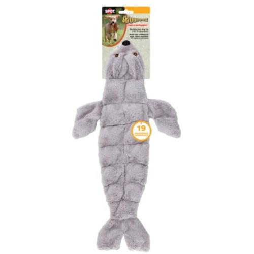 Ethical Pets Skinneeez Tons of Squeakers Seal Dog Toy, 21-Inch