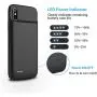 OMEETIE Battery Case for iPhone Xs Max, 5000mAh Slim Portable Rechargeable Charging Case Compatible with iPhone Xs Max(6.5 inch) Protective Charger Case (Black)