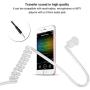 Universal Headset,3.5mm PTT Throat Mic Earpiece Anti Radiation Covert Air Acoustic Tube Headset for Mobile Phone for Samsung