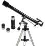 Celestron - PowerSeeker 60EQ Telescope - Manual German Equatorial Telescope for Beginners - Compact and Portable - BONUS Astronomy Software Package - 60mm Aperture