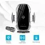 Wirelsss Car Charger,QI Fast Charging Air Vent Holder Auto-Clamping Smart Sensor Phone Holder for Car Compatible with iPhone 11/11 Pro/11 Pro Max/Xs MAX/XS/XR/X/8/8+,Samsung S10/S10+/S9/S9+ Wirelsss Car Charger,QI Fast Charging Air Vent Holder Auto-Clamping Smart Sensor Phone Holder for Car Compatible with iPhone 11/11 Pro/11 Pro Max/Xs MAX/XS/XR/X/8/8+,Samsung S10/S10+/S9/S9+