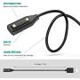 [2-Pack] TUSITA Charger for Bose Frames Alto, Bose Frames Rondo - USB Magnetic Charging Cable 100cm - Audio Sunglasses Accessories