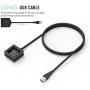MoKo Fitbit Blaze Charger, Replacement Charger Charging Cradle Dock Adapter, USB Charging Cable, for Fitbit Blaze Fitness Smartwatch, Black