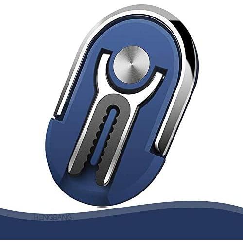Blue Multipurpose Mobile Phone Bracket, Stand 360 Degree Rotation Phone Ring Holder for Car Home HENGBANG