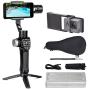Freevision Pan Axis 360° Unlimited Gimbal Stabilizer for GoPro Hero 7/6/5/4/3 DJI Osmo Action, Yi Cam 4K, RX0, AEE, SJCAM Sports Cams Action Camera, with 17h Run Time Tripod Stand Premium Vilta M Pro Freevision Pan Axis 360° Unlimited Gimbal Stabilizer for GoPro Hero 7/6/5/4/3 DJI Osmo Action, Yi Cam 4K, RX0, AEE, SJCAM Sports Cams Action Camera, with 17h Run Time Tripod Stand Premium Vilta M Pro