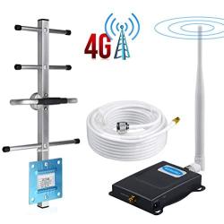 AT&T Cell Phone Signal Booster 4G LTE 700Mhz FDD Band12/17 US Cellular T-Mobile Cell Phone Booster AT&T Signal Booster ATT Cell Phone Signal Amplifier Improve Voice and Data Support Multiple Devices