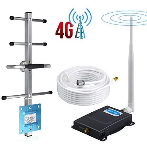 AT&T Cell Phone Signal Booster 4G LTE 700Mhz FDD Band12/17 US Cellular T-Mobile Cell Phone Booster AT&T Signal Booster ATT Cell Phone Signal Amplifier Improve Voice and Data Support Multiple Devices