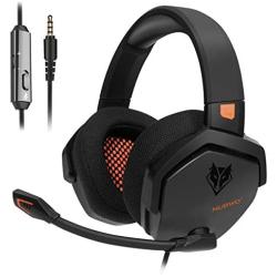 NUBWO N16 Stereo Gaming Headset with Noise Canceling Mic, Work from Home Headphones with mic for PS4, Xbox One, Nintendo Switch Lite, PC, Laptop, Mac