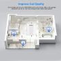 AT&T T-Mobile Cell Phone Signal Boosters 4G LTE Cell Booster Amplifier Indoor FDD 700Mhz obdator Band 12/17 High Gain 65dB Home Mobile Phone Signal Booster Repeater Kit
